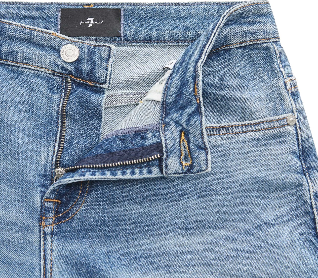 7 For All Mankind jeans calie straight Blauw
