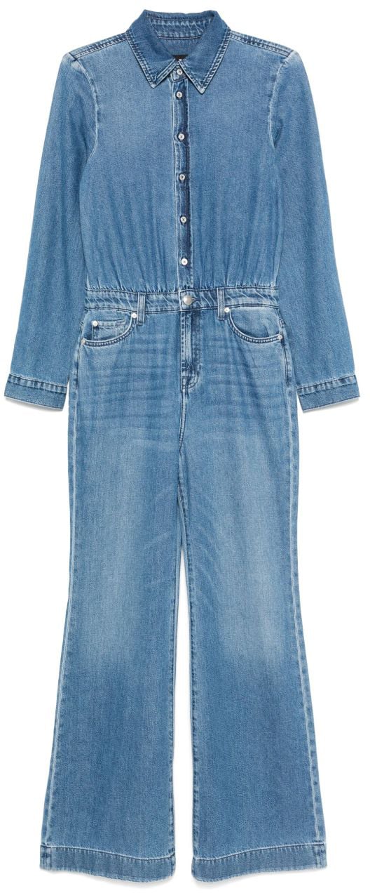 7 For All Mankind Dresses Clear Blue Blauw