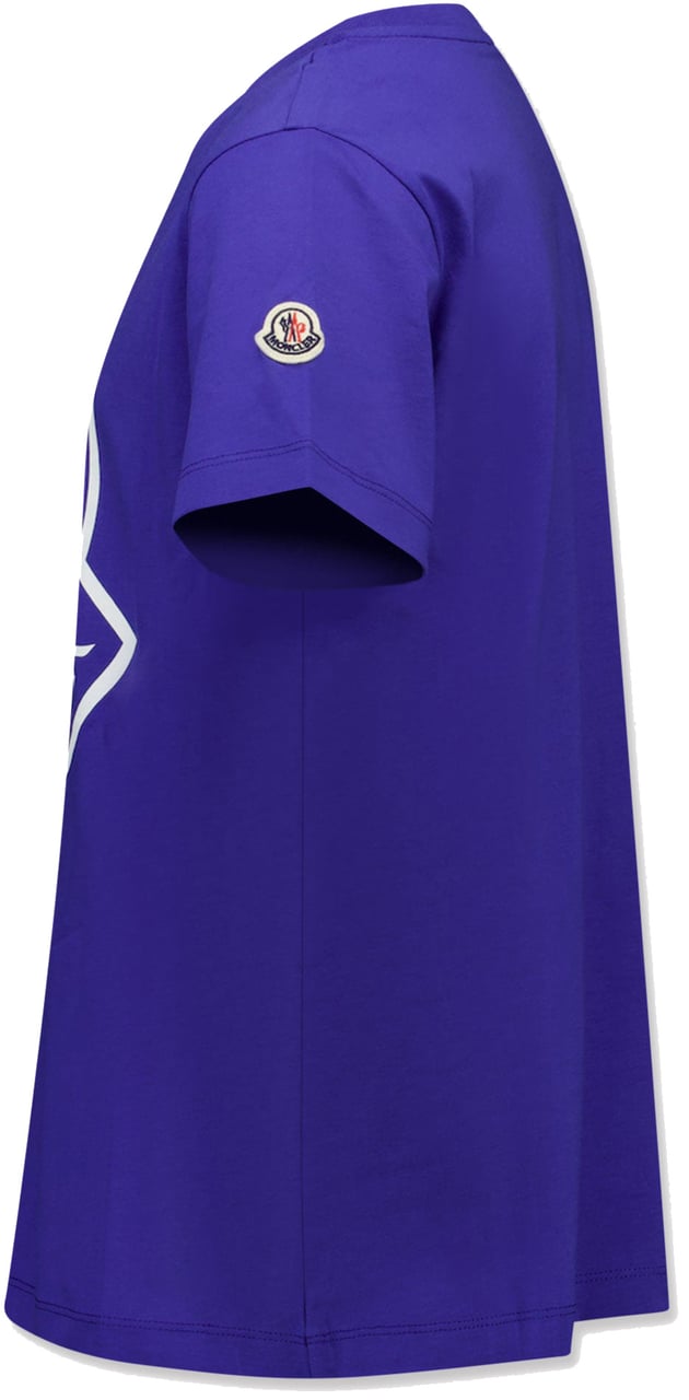 Moncler Moncler Kinder Jongens T-Shirt In Cobalt Blauw Blauw