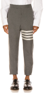 Thom Browne Trousers Grey Grijs