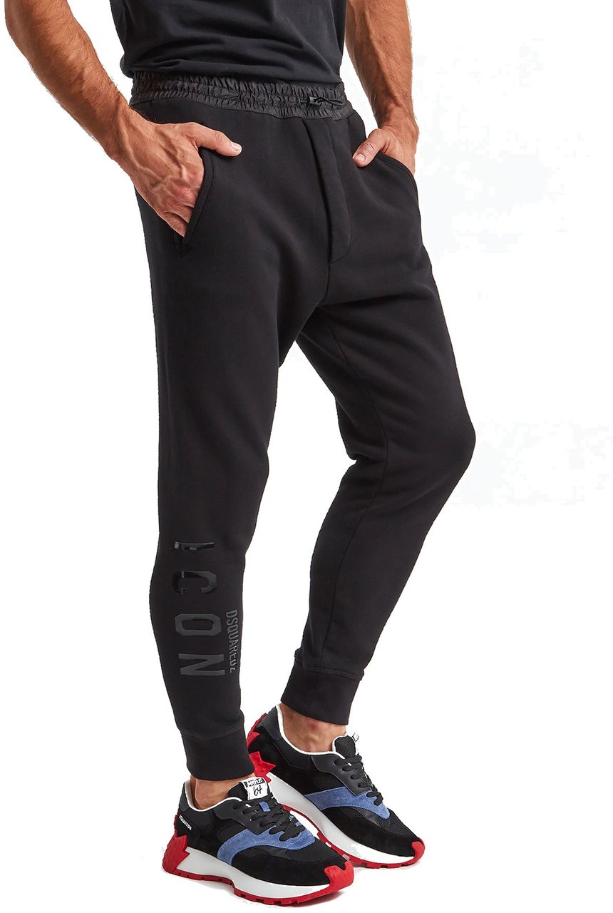 Dsquared2 Dsquared2 Cotton Logo Sweatpants Zwart