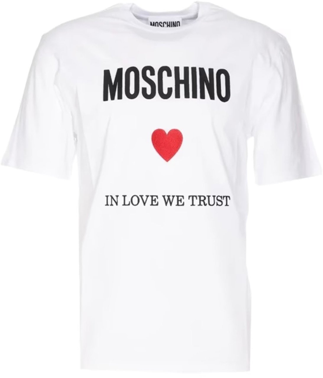 Moschino Moschino Couture In Love We Trust T-Shirt Wit
