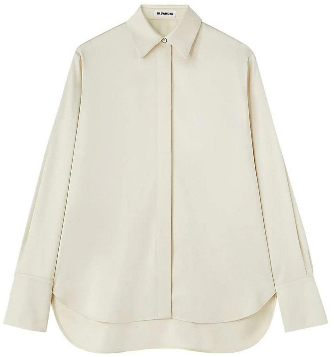 Jil Sander Jil Sander Blend Silk Shirt Wit