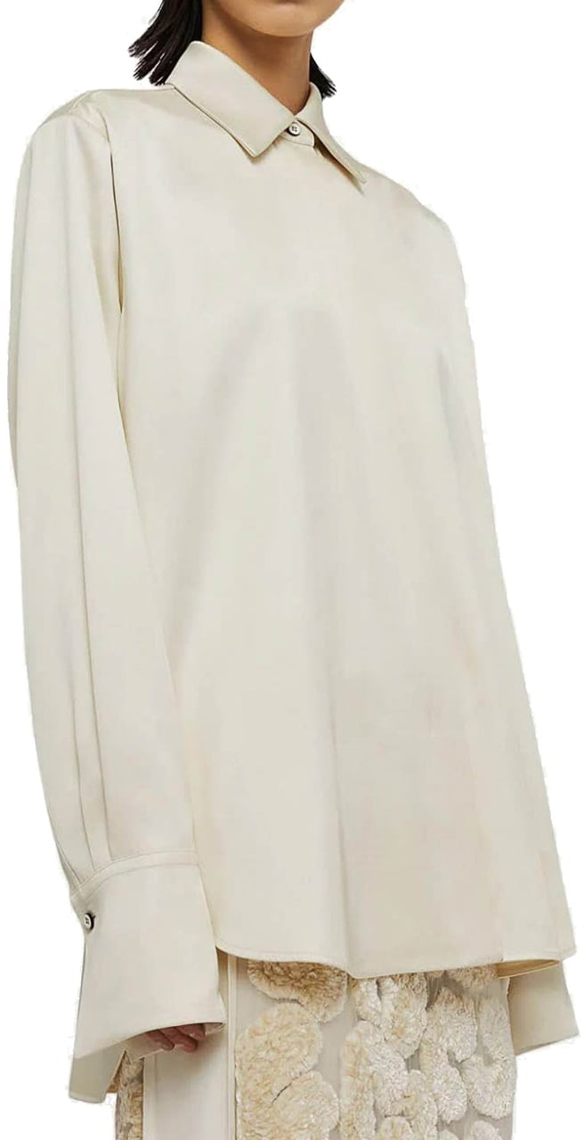 Jil Sander Jil Sander Blend Silk Shirt Wit