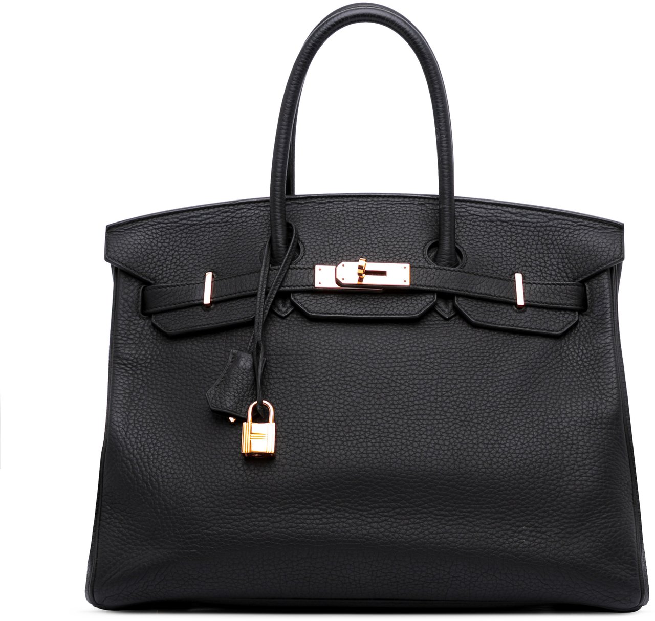 Hermès Togo Birkin Retourne 35 Zwart
