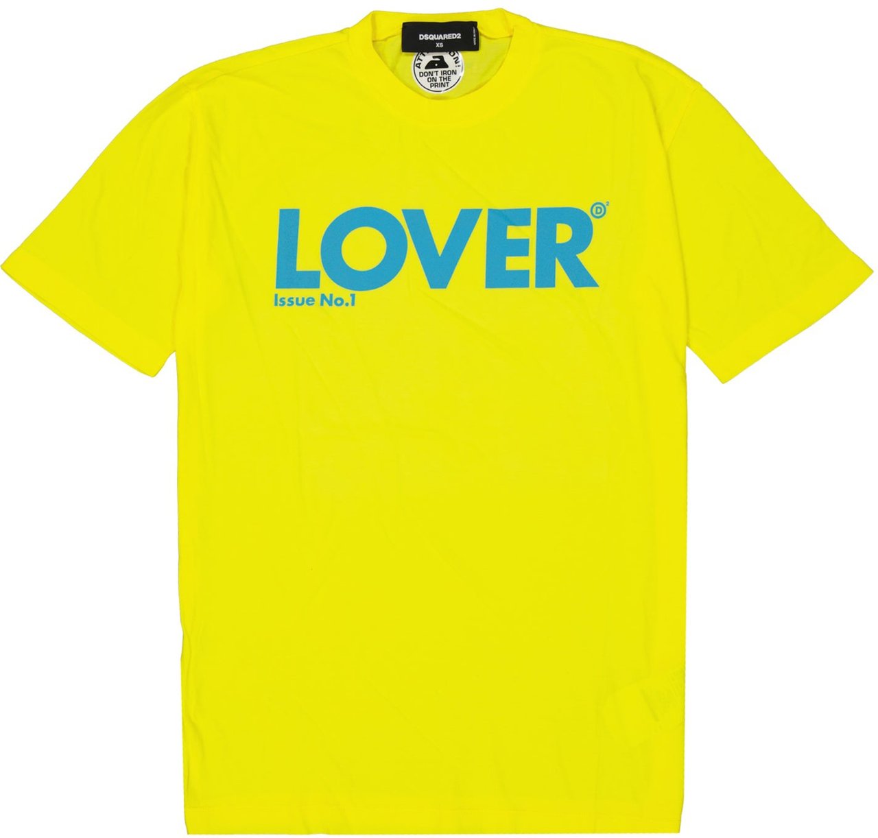 Dsquared2 Dsquared2 Cotton T-Shirt Geel
