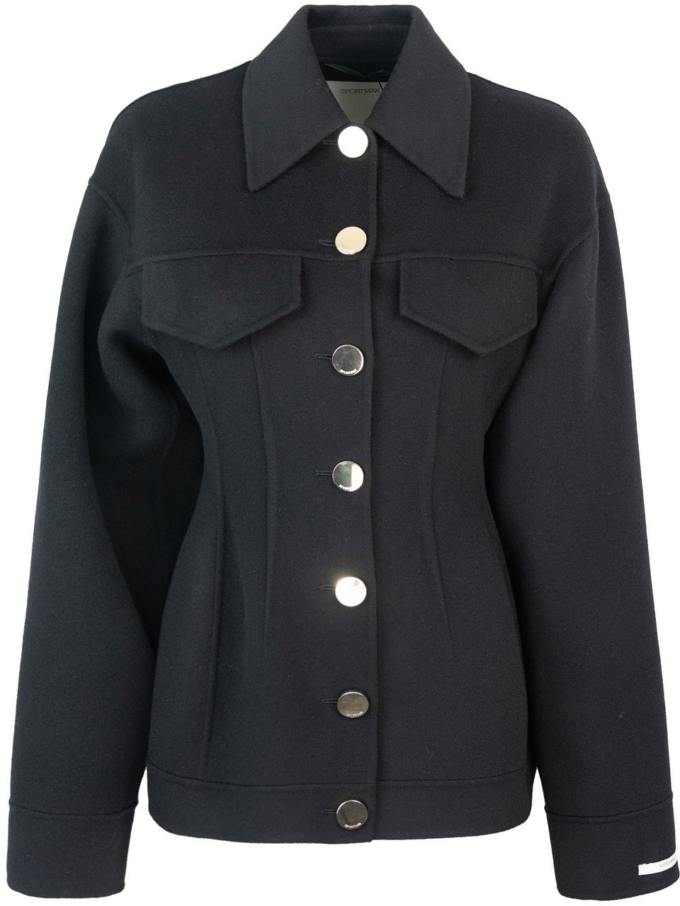 Sportmax Coats Black Zwart