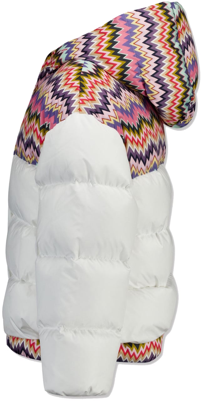 Missoni Missoni Kinder Meisjes Winterjas In Wit Wit