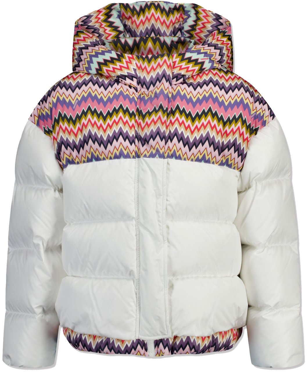 Missoni Missoni Kinder Meisjes Winterjas In Wit Wit