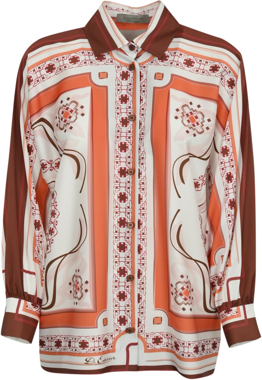 D-Exterior Dresses Leather Brown Bruin