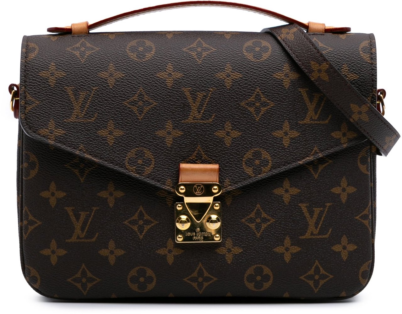Louis Vuitton Monogram Pochette Metis Bruin