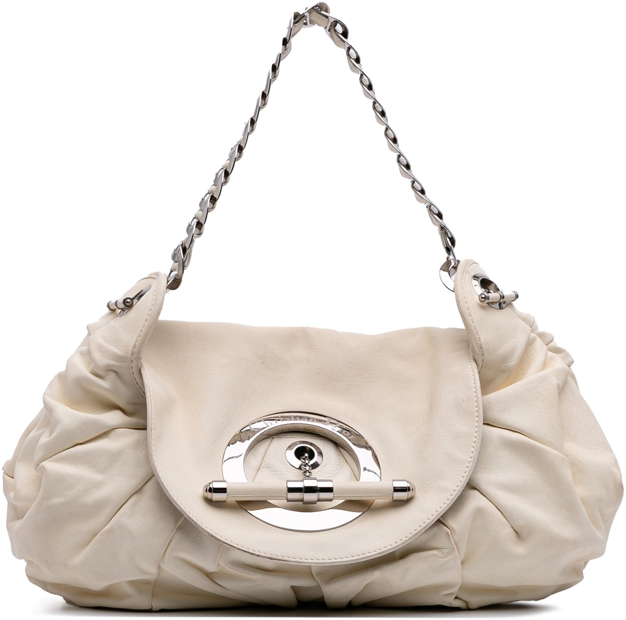 Dior Leather Jazz Club Shoulder Bag Wit