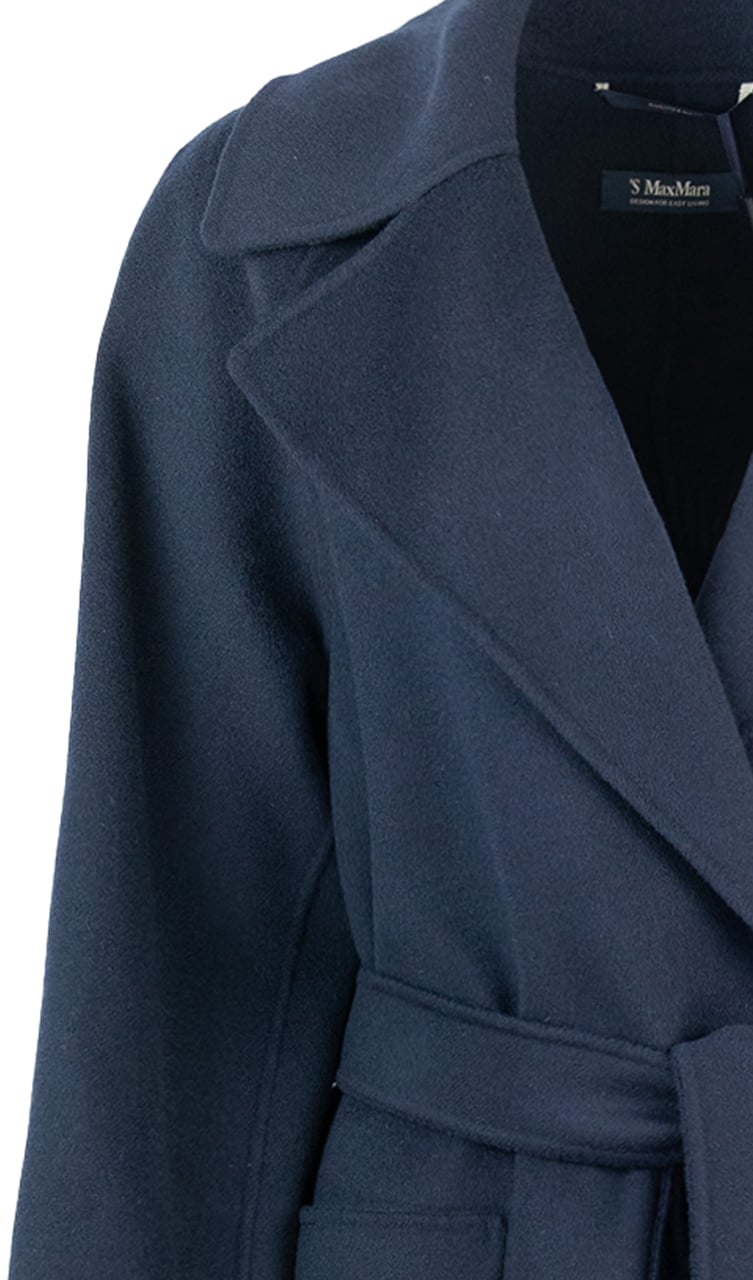 Max Mara 'S Max Mara Coats Blue Blauw