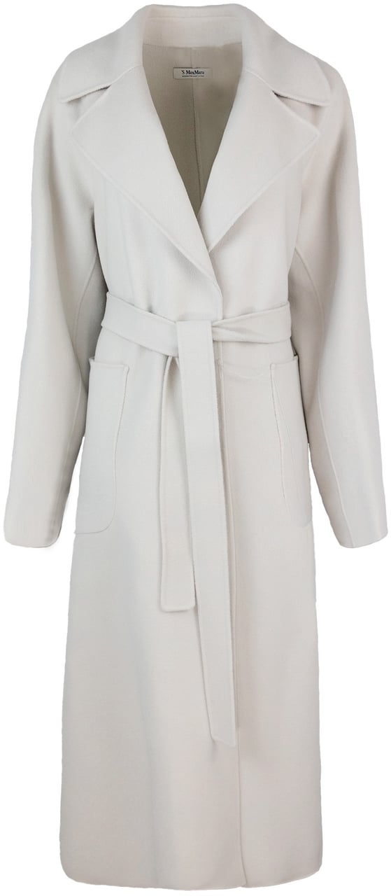 Max Mara 'S Max Mara Coats Bianco Avorio Wit