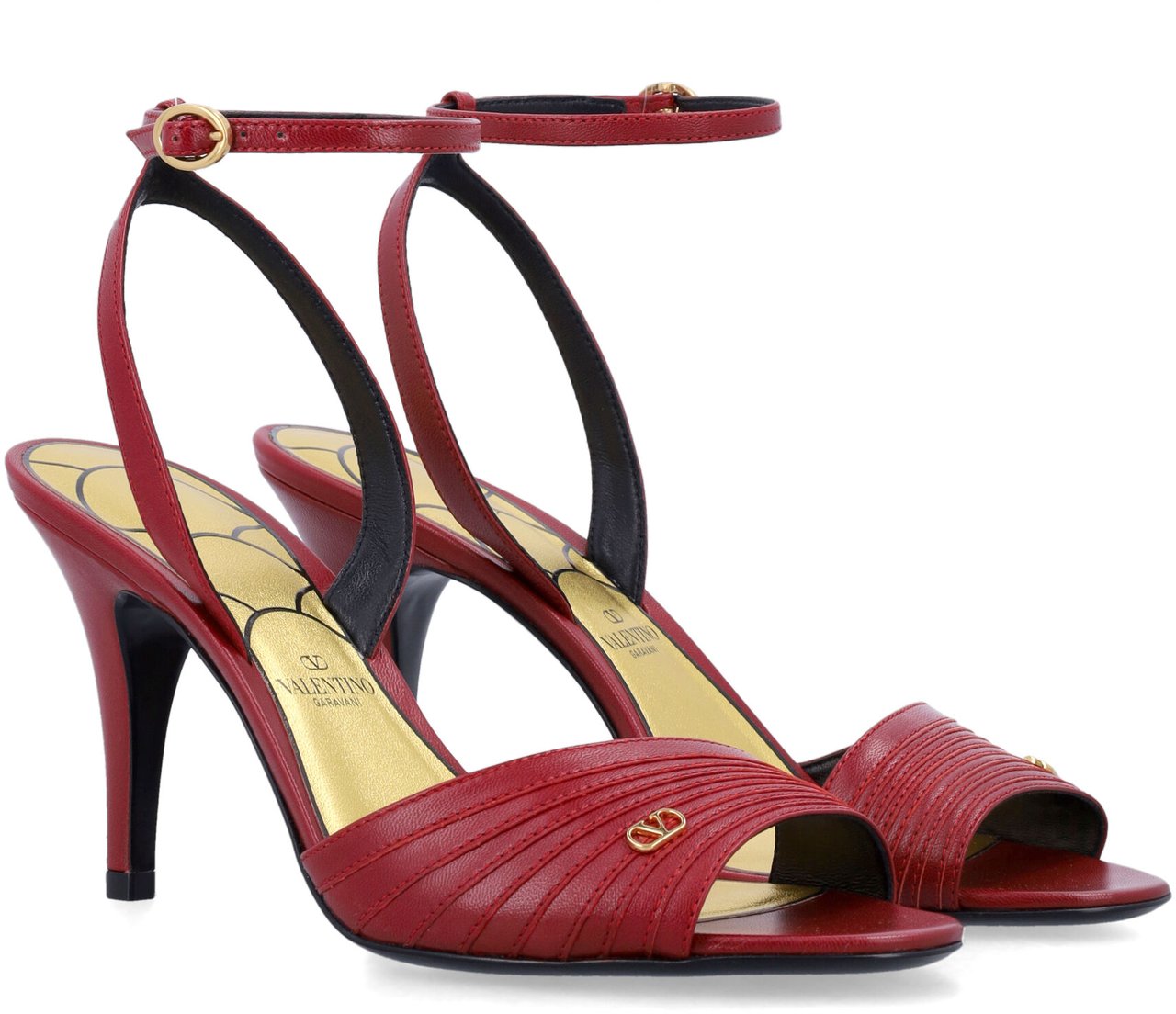 Valentino Garavani Ladycrush Sandal T85 Classic Red Rood