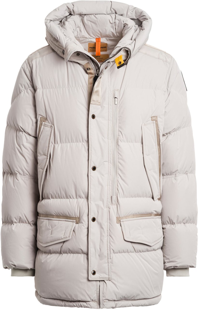 Parajumpers Harraseeket Hooded Down Parka Pelican Blauw
