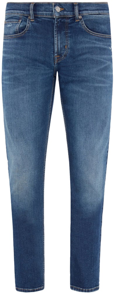 7 For All Mankind SlimTap Lux Per Cadenza Dark Blue Blauw
