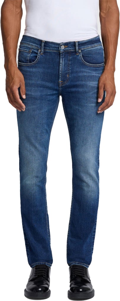 7 For All Mankind SlimTap Lux Per Cadenza Dark Blue Blauw
