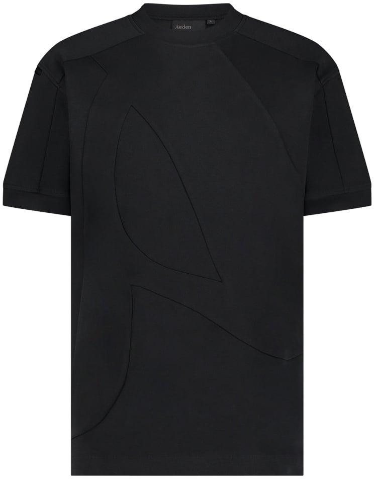 Aeden Oscar Tee Black Zwart