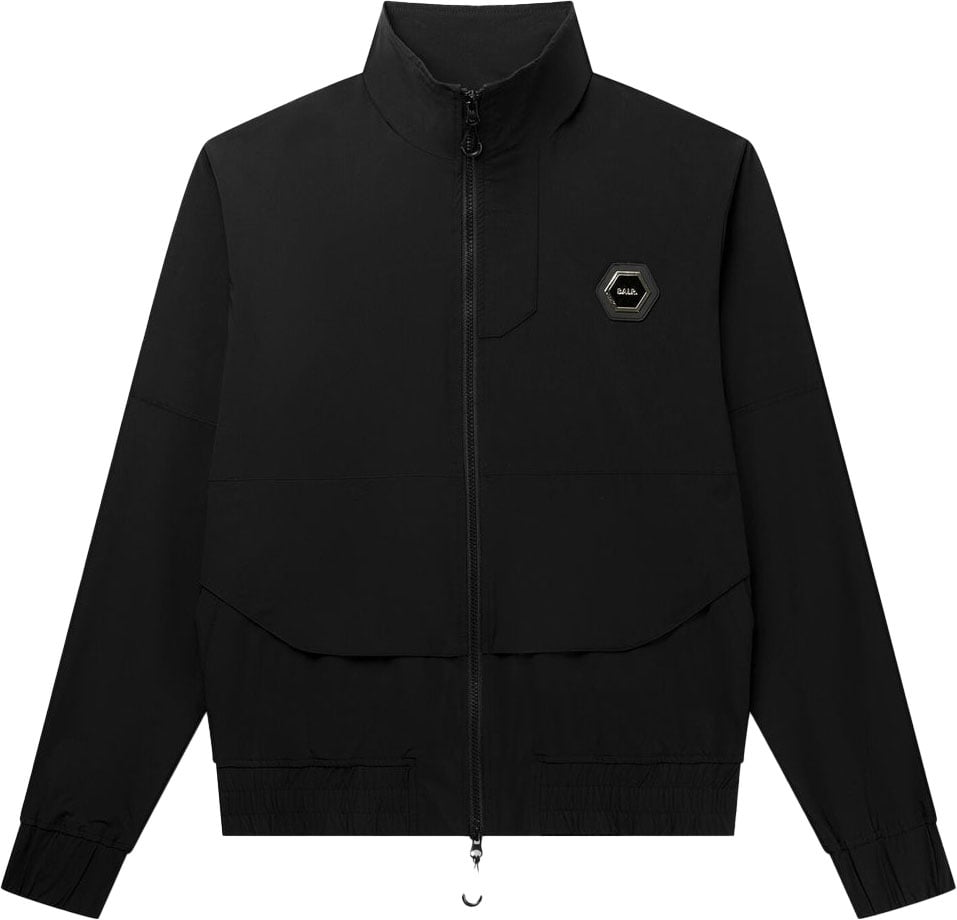 BALR Hexline Slim Fit Track Jacket Black Zwart