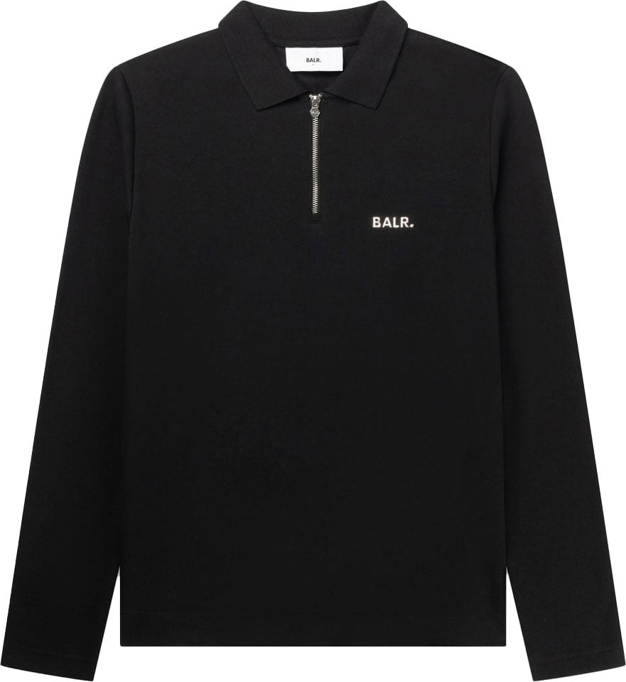 BALR Q Series Regular Fit Longsleeve Pol Zwart