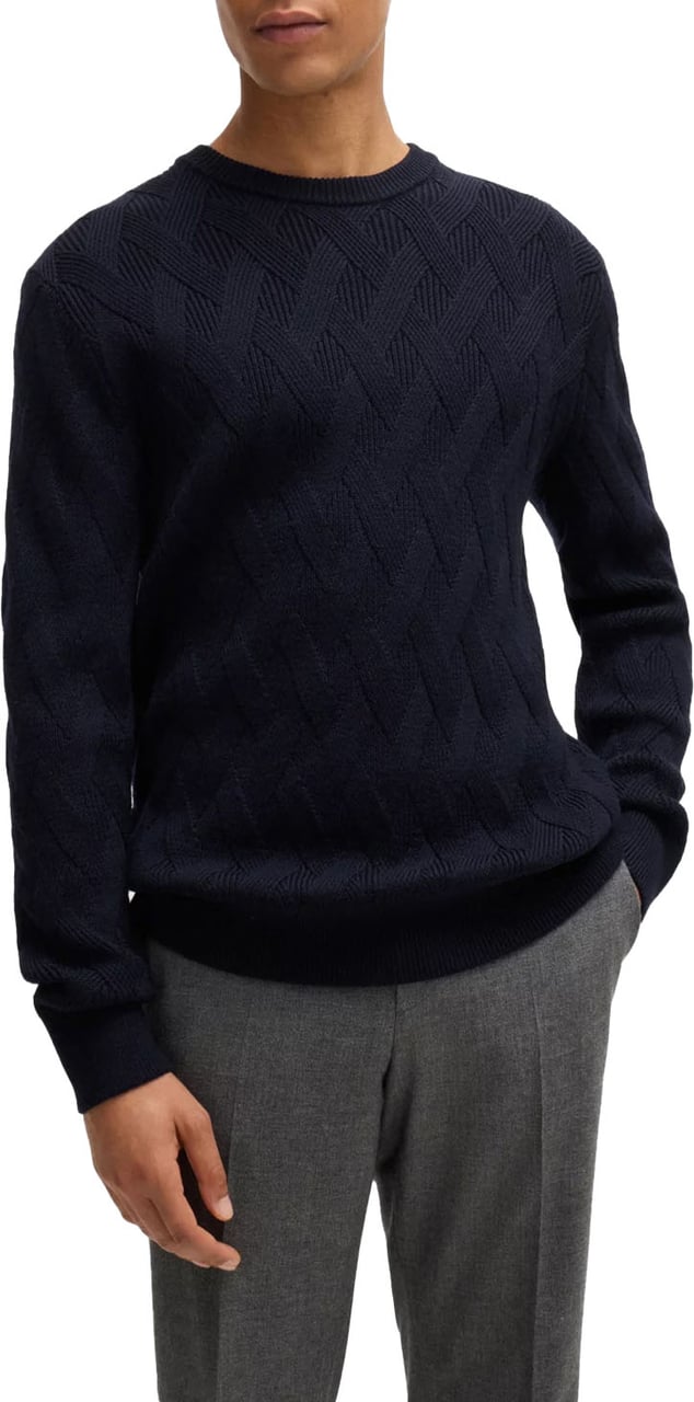 Boss H-Elfredo Dark Blue Blauw