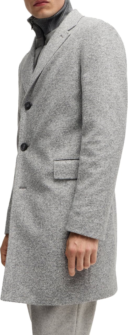 Boss H-Hyde-J-Bib-Pad- Grey Grijs