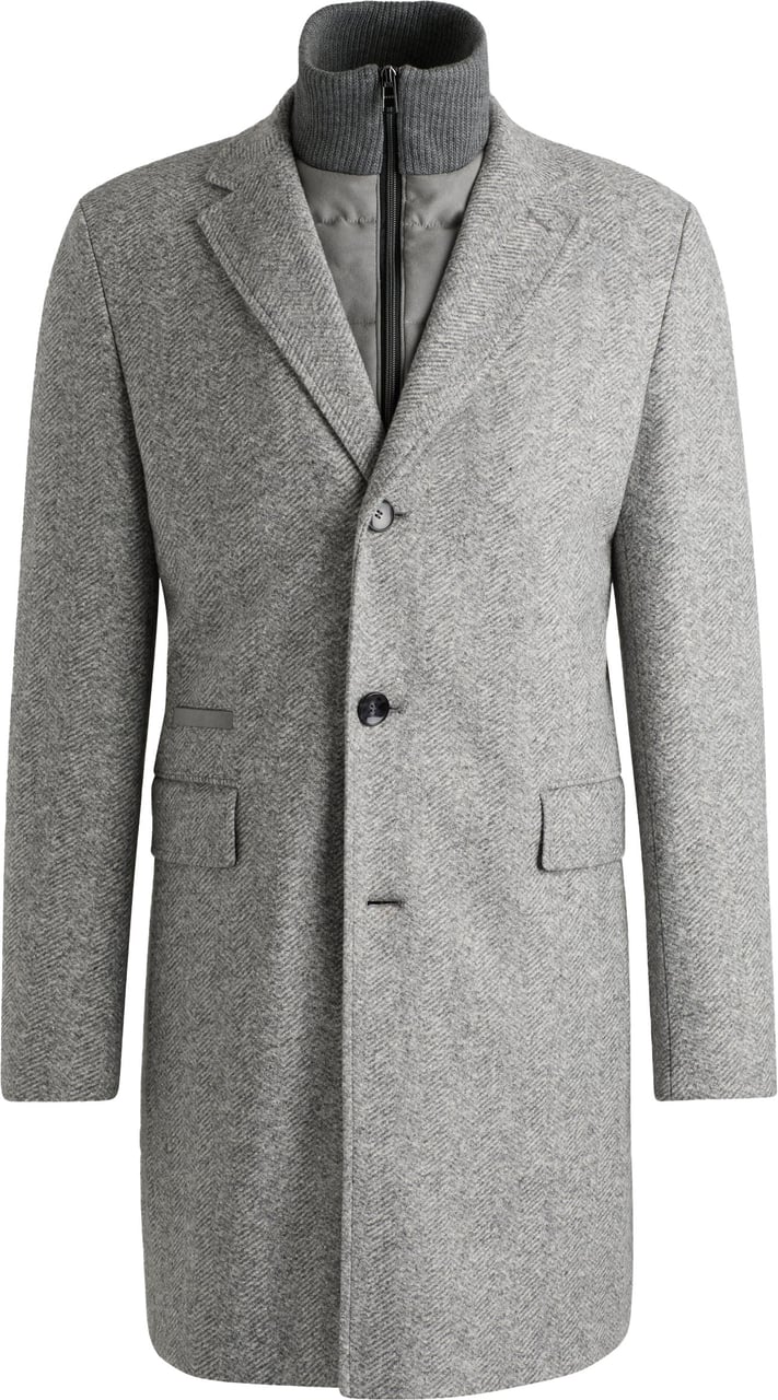 Boss H-Hyde-J-Bib-Pad- Grey Grijs