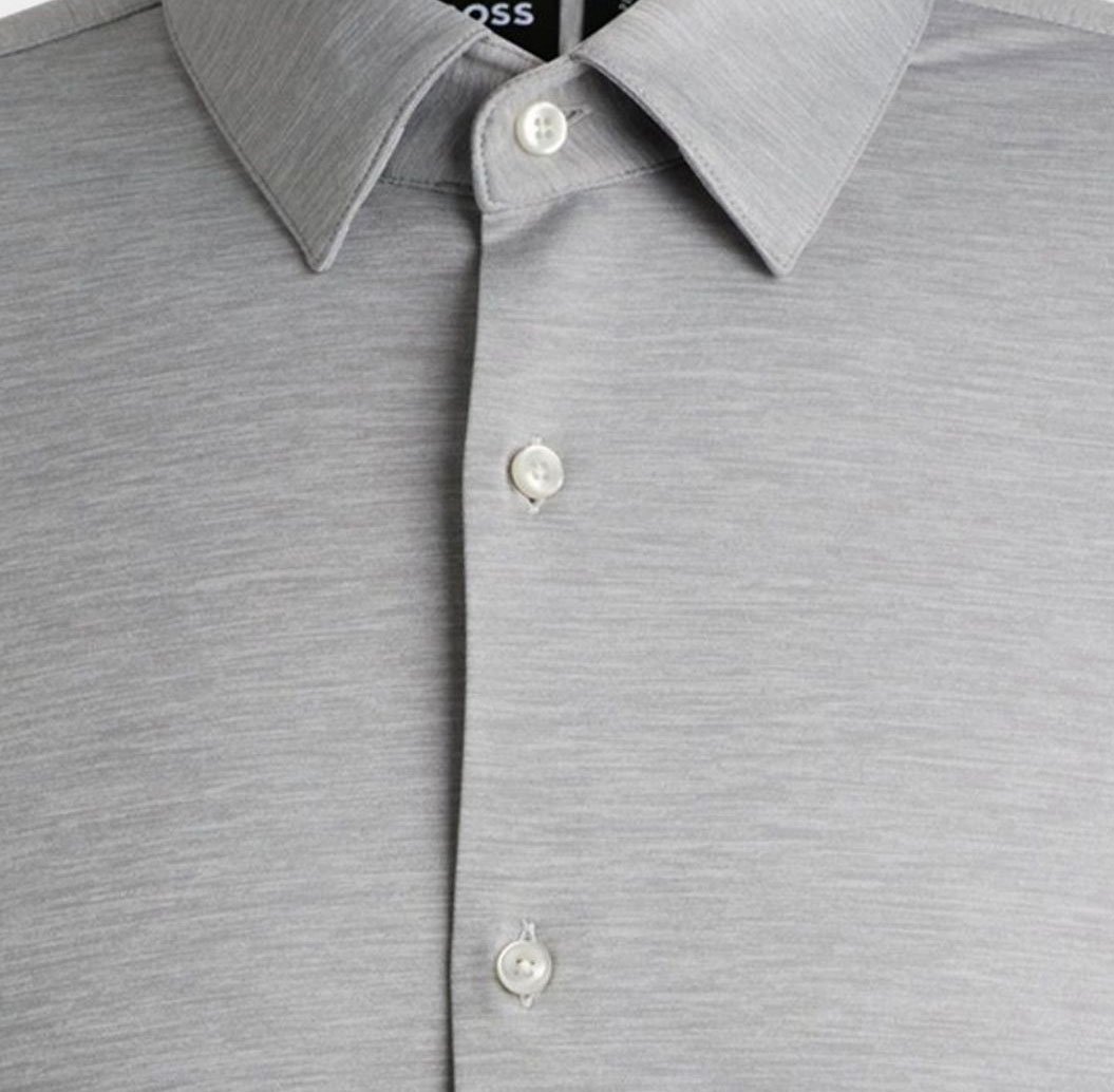 Boss P-Hank-s-kent-C- Silver Grey Grijs