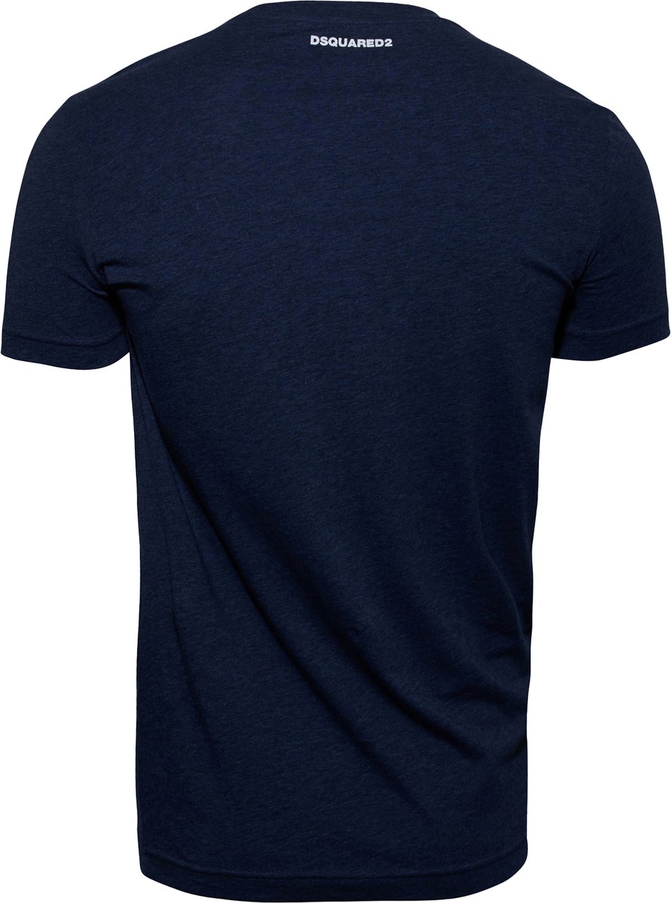 Dsquared2 Basic Tee Navy Blauw