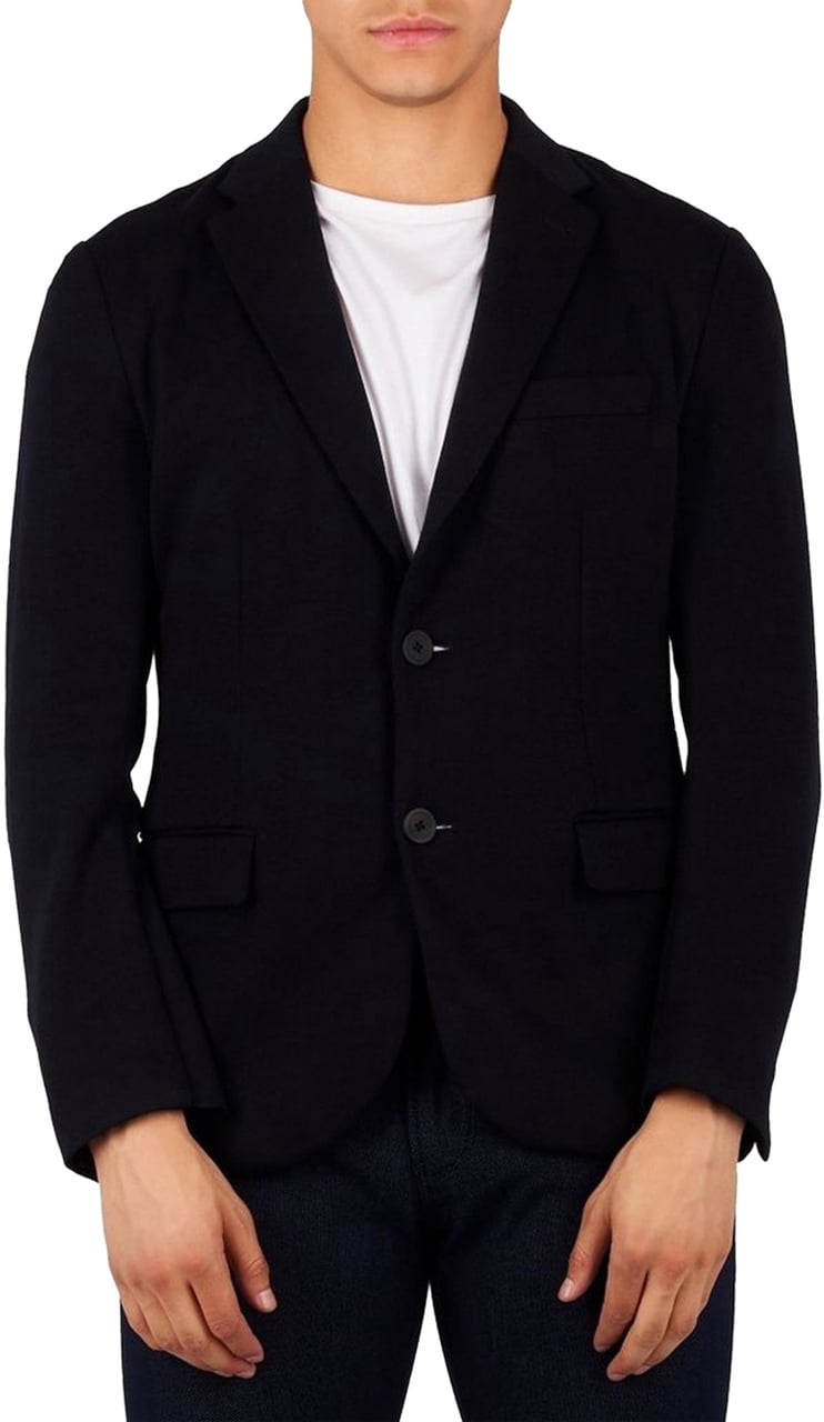 Emporio Armani Blue Blazer Blauw