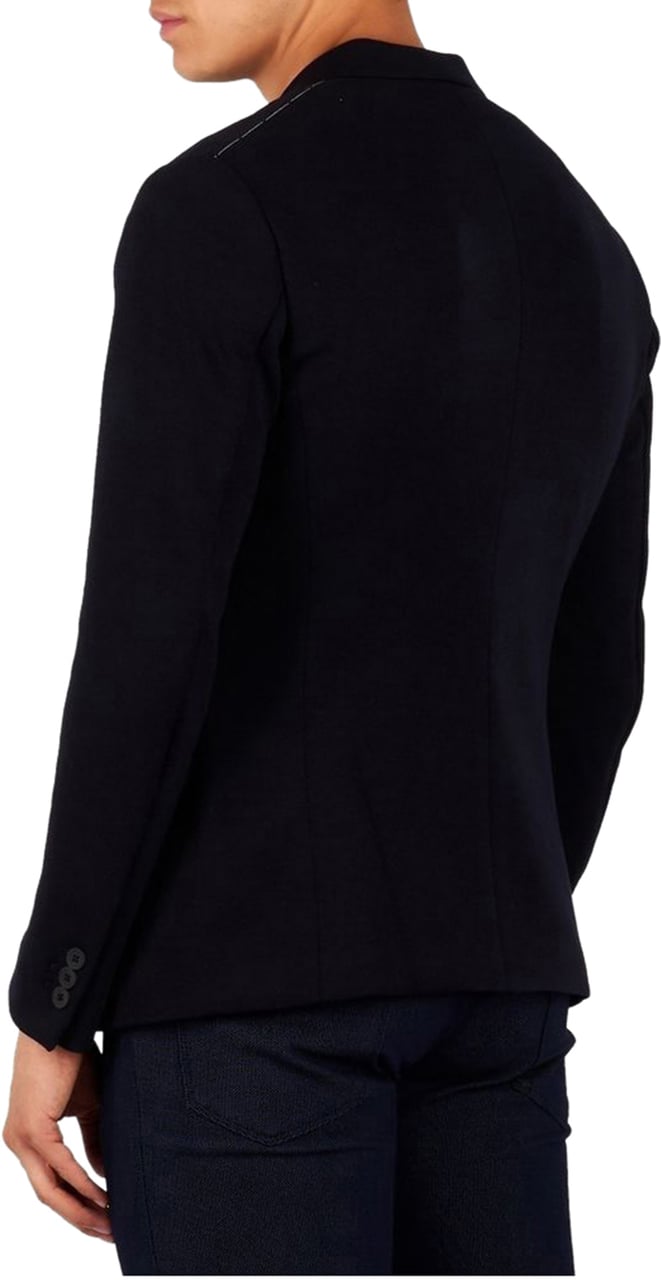 Emporio Armani Blue Blazer Blauw