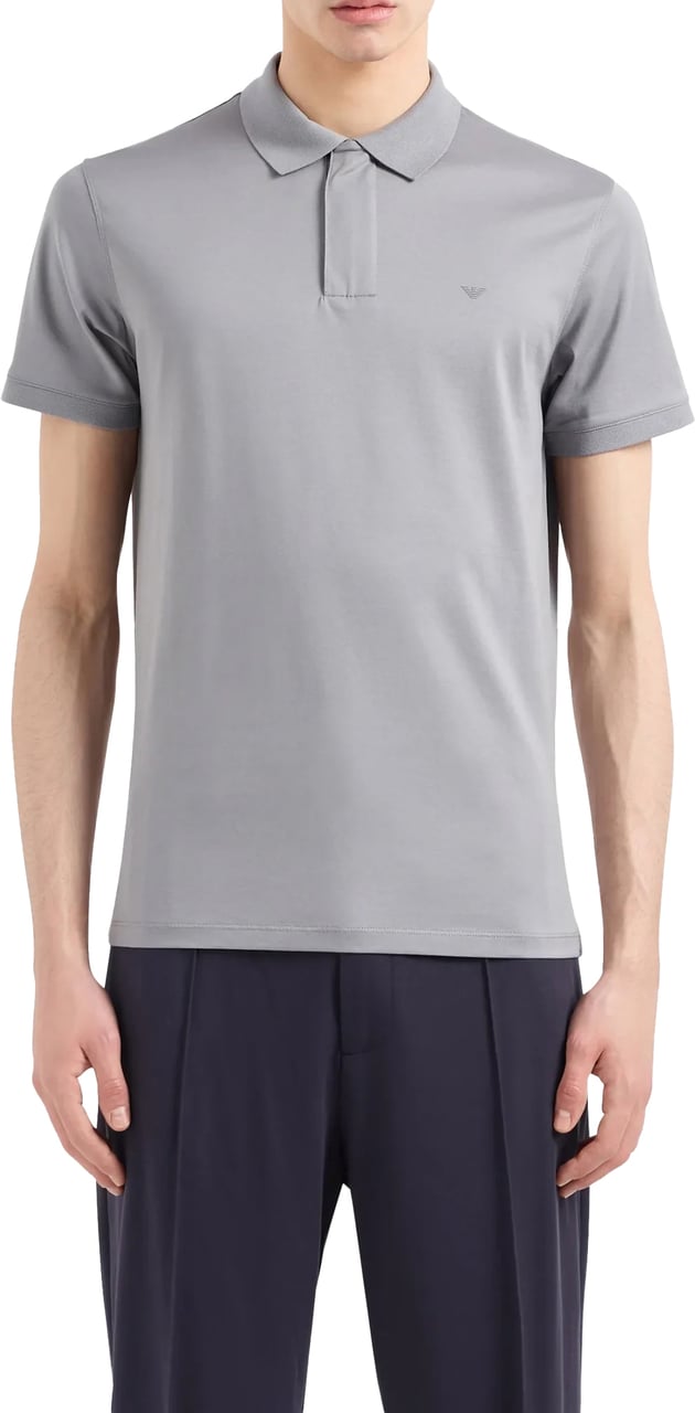 Emporio Armani Travel Polo Grey Grijs