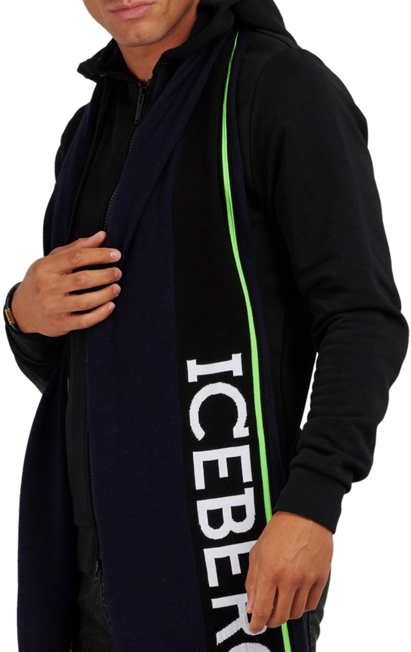 Iceberg Blauwe Sjaal Blauw
