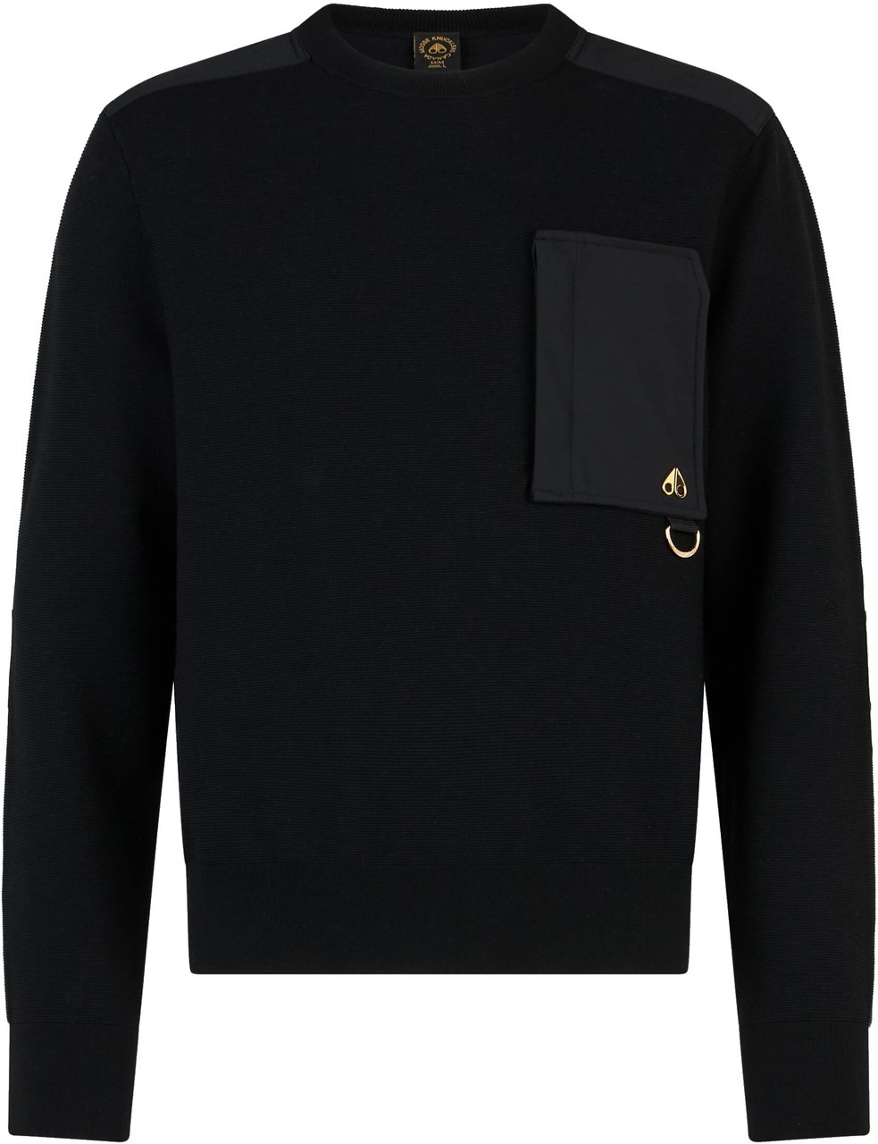 Moose Knuckles Elowan Sweater Black Zwart