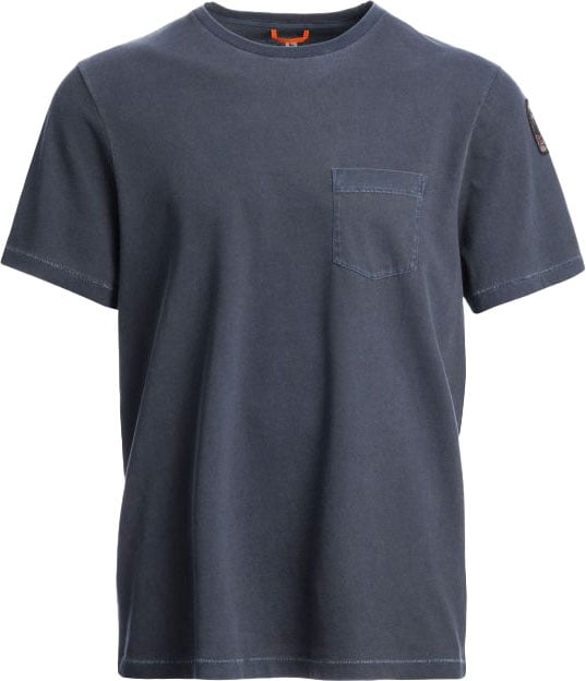 Parajumpers Basic Tee Man Blue Navy Blauw