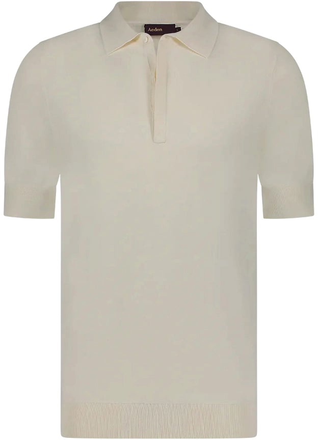 Aeden Nicko Knit Polo Summer Sand Beige