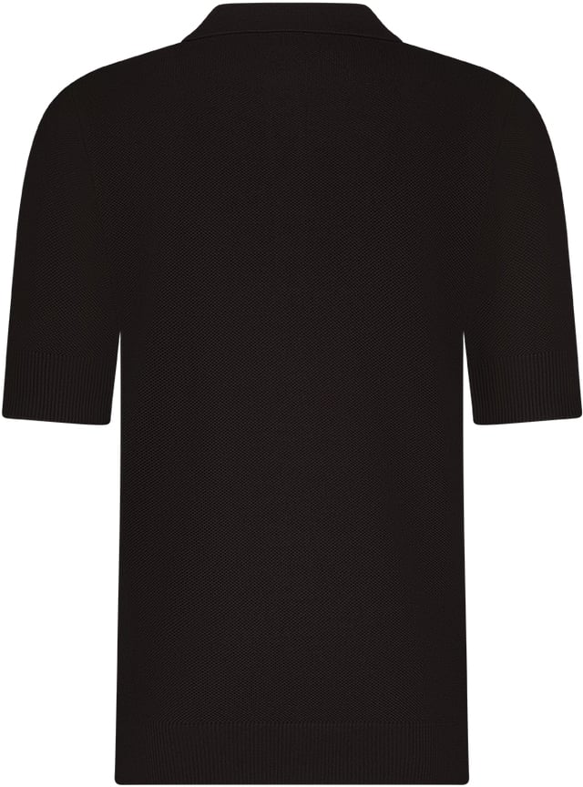 Aeden Bruces Knit Polo Ganache Bruin