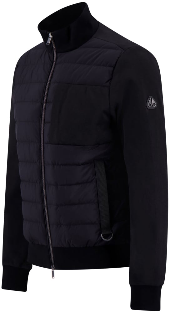 Moose Knuckles Air Down Clarke Hybrid Jacket Black Zwart