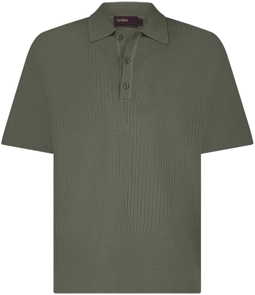 Aeden Yungh Polo Vetiver Groen