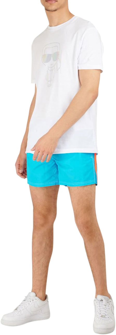 Sundek Swimshort 14 inch kort model Blauw