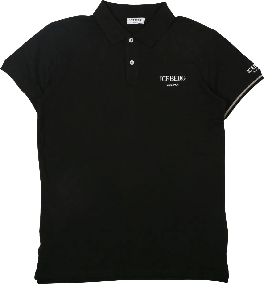 Iceberg Black Polo Zwart
