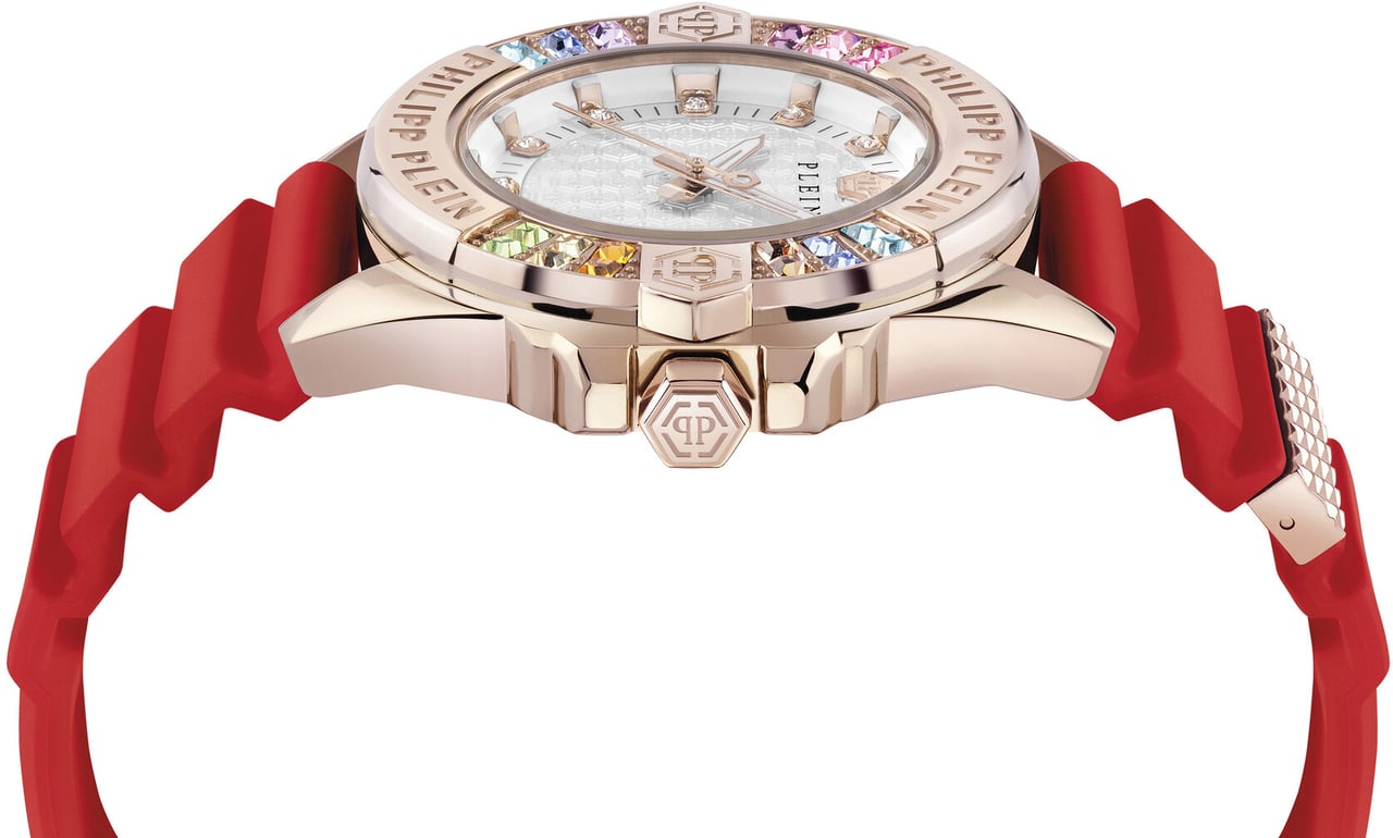 Philipp Plein PWOFA0325 Plein Majesty dameshorloge Wit