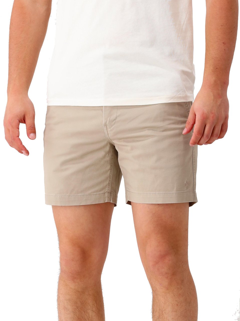 Ralph Lauren Polo Ralph Lauren Korte Broek Beige Stretch Classic Fit Prepster Beige