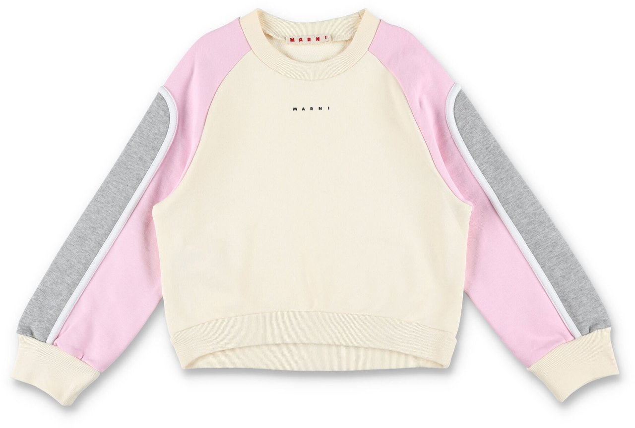 Marni Fleece Bicolor Beige Beige
