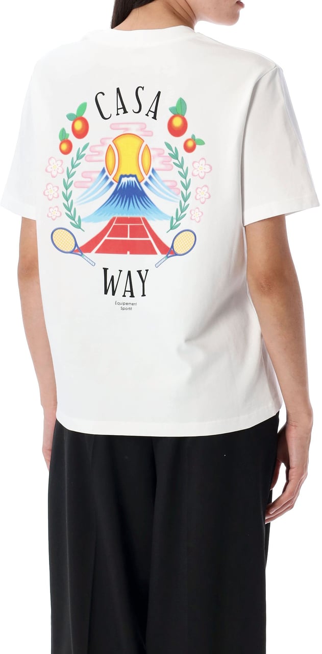 Casablanca Casa Way Tshirt Bianco Wit