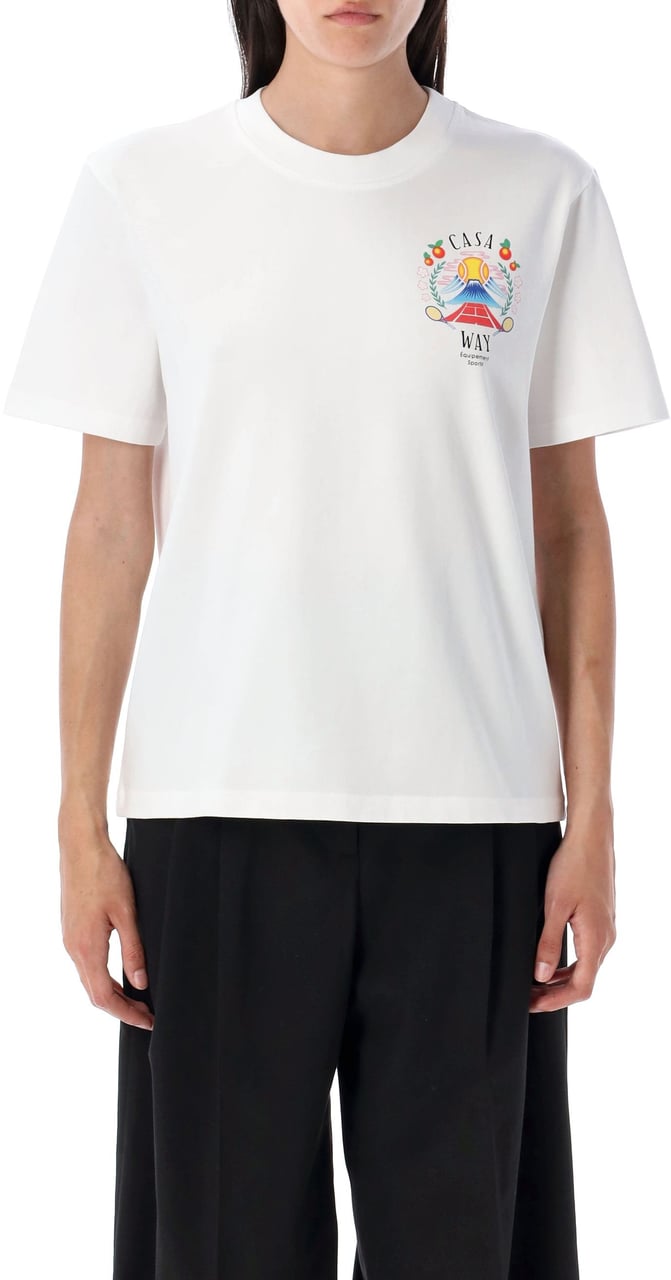 Casablanca Casa Way Tshirt Bianco Wit