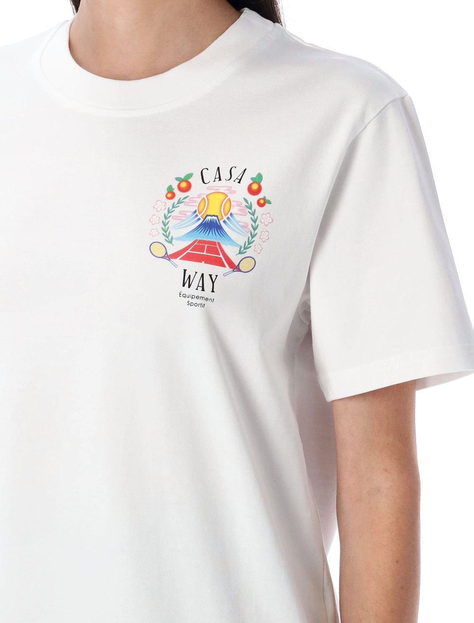 Casablanca Casa Way Tshirt Bianco Wit