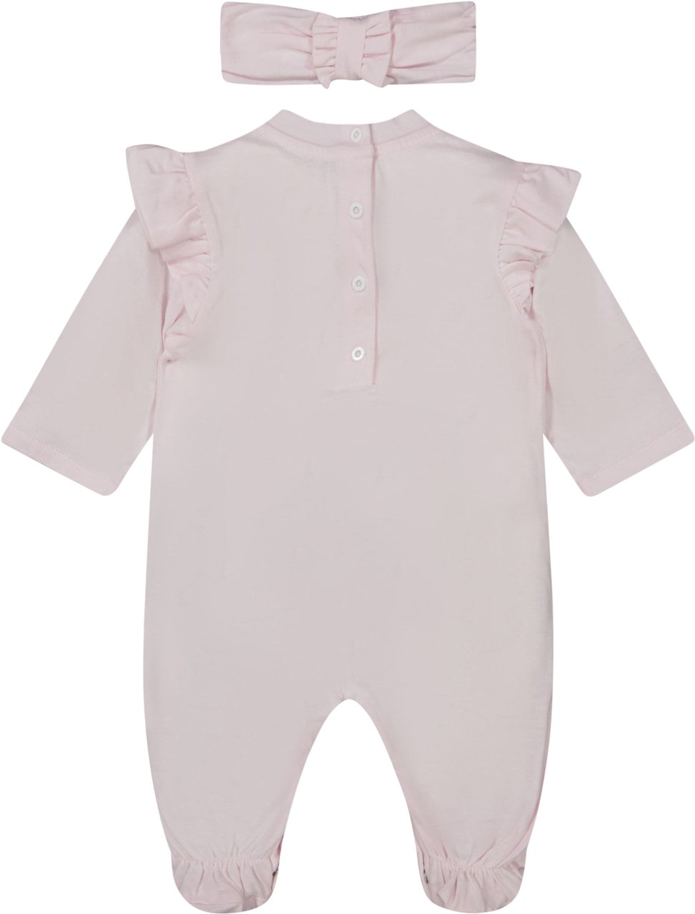 Balmain Balmain Baby Meisjes Boxpakje In Licht Roze Roze