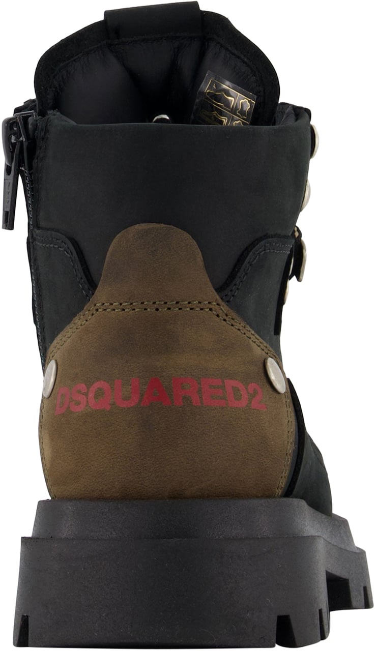 Dsquared2 Dsquared2 Unisex Laarzen In Zwart Zwart